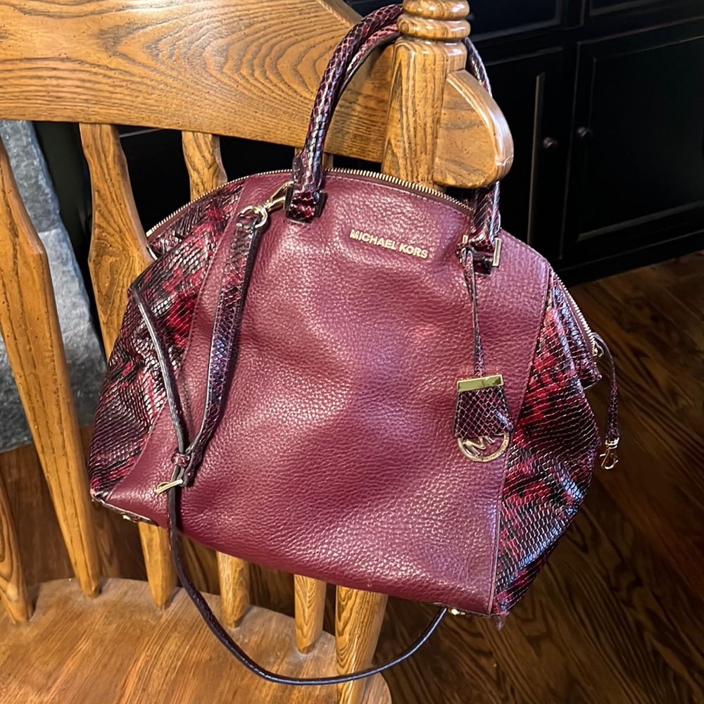 Micheal kors snake and gold accents